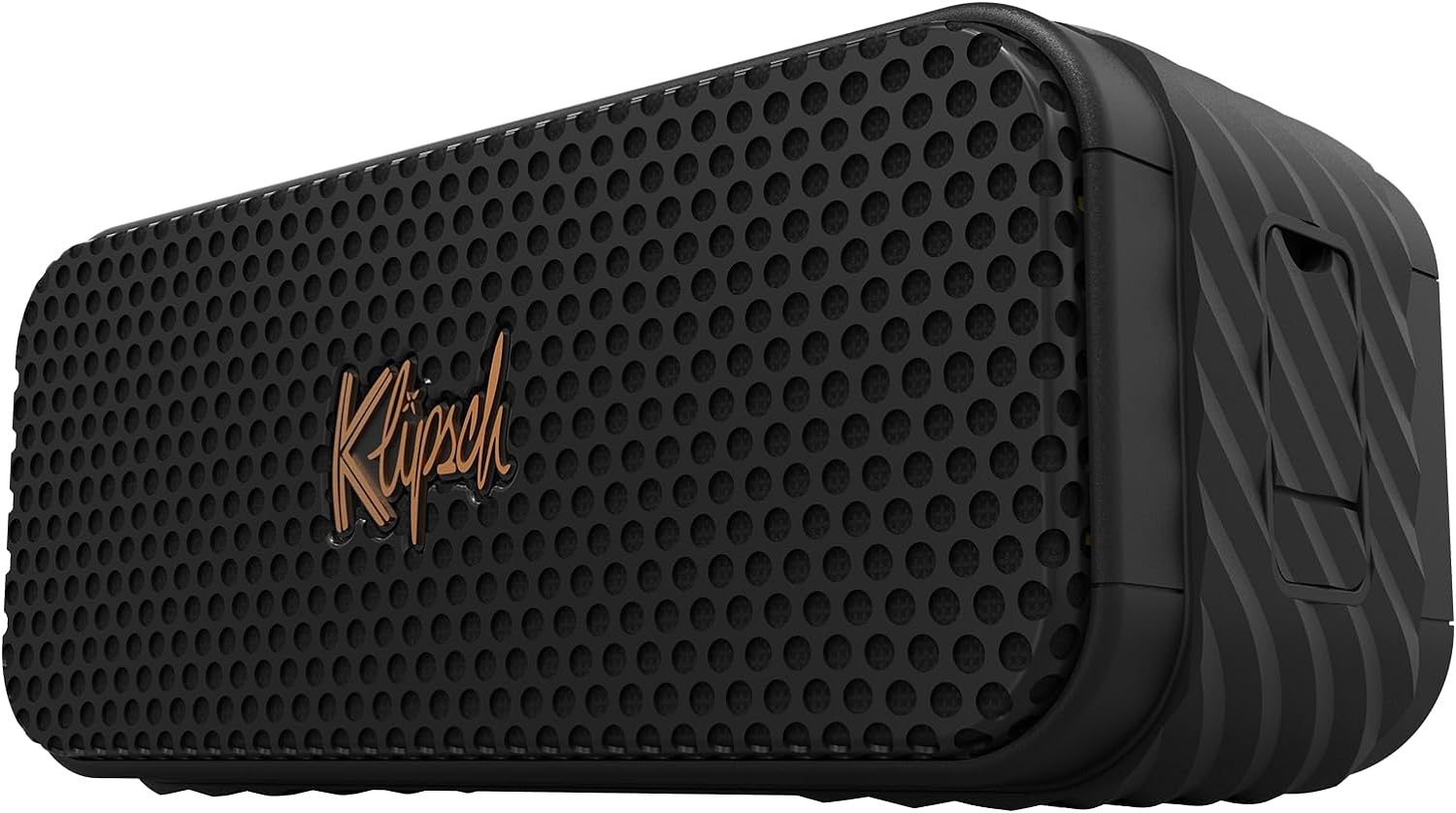 Klipsch Nashville Portable Bluetooth Speaker with a 2.25″ full range drivers for 360 degree audio, IP67 dust and waterproof rating, 24 hours of playtime for a premium live concert experience