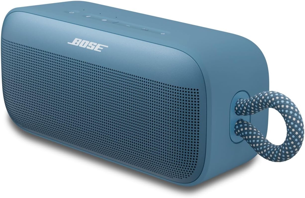 Bose SoundLink Plus Portable Bluetooth Speaker, Wireless Outdoor Speaker, Up to 20 Hours Battery Life, Waterproof and Dustproof, Blue Dusk