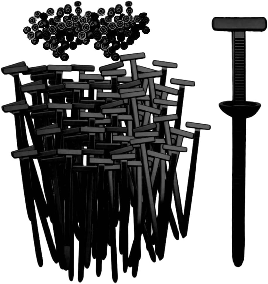 Nylon Universal Cable Tie Buckle, 2025 Upgraded Heavy Duty Self-Locking Nylon Zip Ties Holder, New Multifunctional Cable Tie Buckle for Car Daily Repair (50)