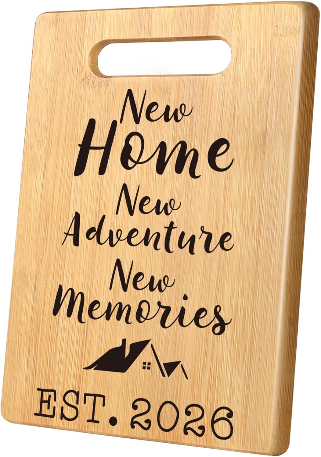 MY-ALVVAYS House Warming Gifts New Home, Perfect House Warming Gifts, New Home Gift Idea for Women Men Homeowner, New Apartment Essentials, New Home New Adventure New Memories 2026 Cutting Board