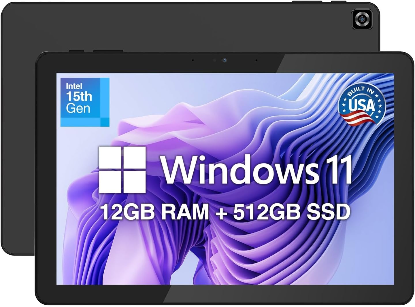 Fusion5 2026 New Version 10.1″ Windows 11 Tablet PC – Built in USA – 15th Gen CPU, 12GB DDR5 RAM, 512GB SSD, 10 inch FHD+, Metallic, 158% Faster Than the Old Version of Our Windows Tablet Computer