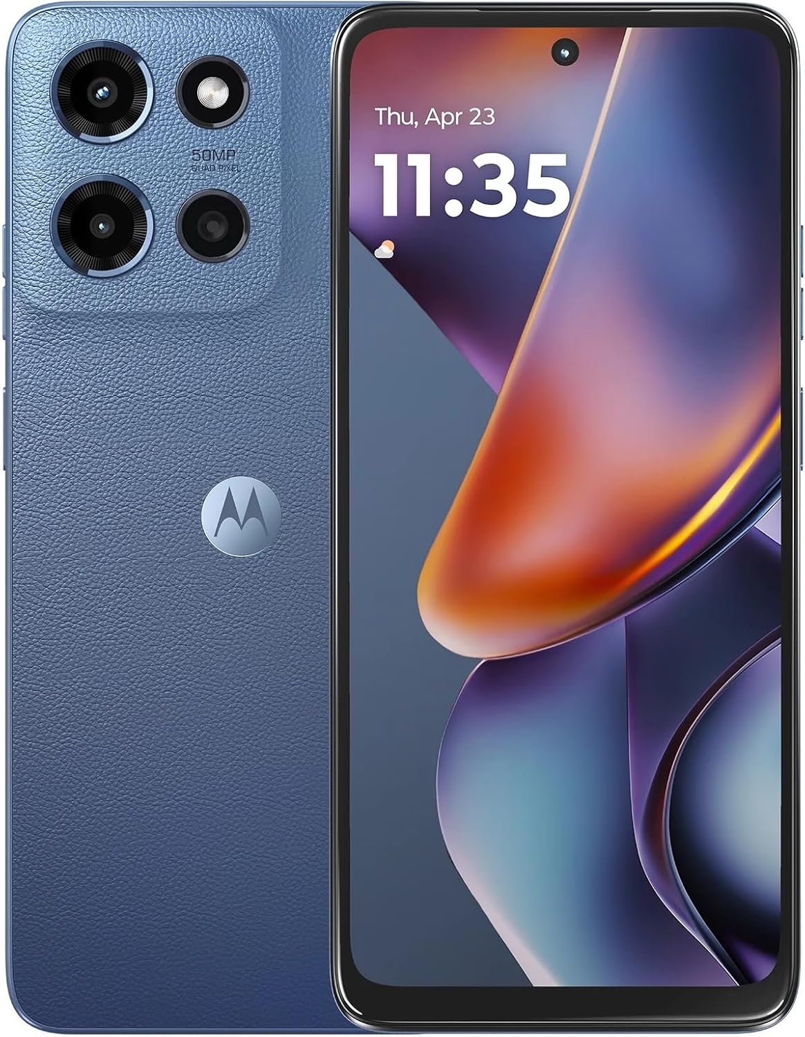 Verizon Prepaid Motorola Moto G 2025, 64GB, 5G, 50MP Camera System, 6.7″ 120Hz Display, 5000mAh Battery – Locked to Verizon Prepaid – Blue