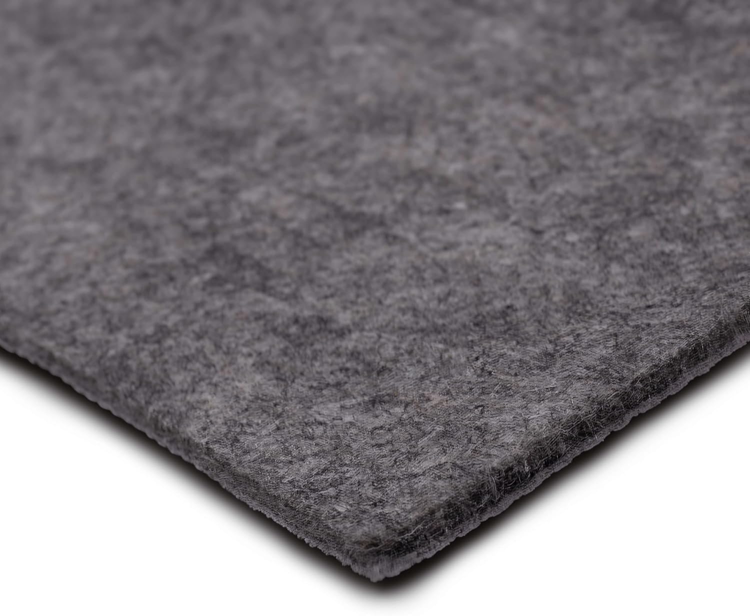 Mohawk Home 8′ x 10′ Premium Luxury Non Slip Rug Pad 1/4 Thick Dual Surface Felt + Rubber Gripper – Safe for All Floors, Synthetic Fiber, Grey